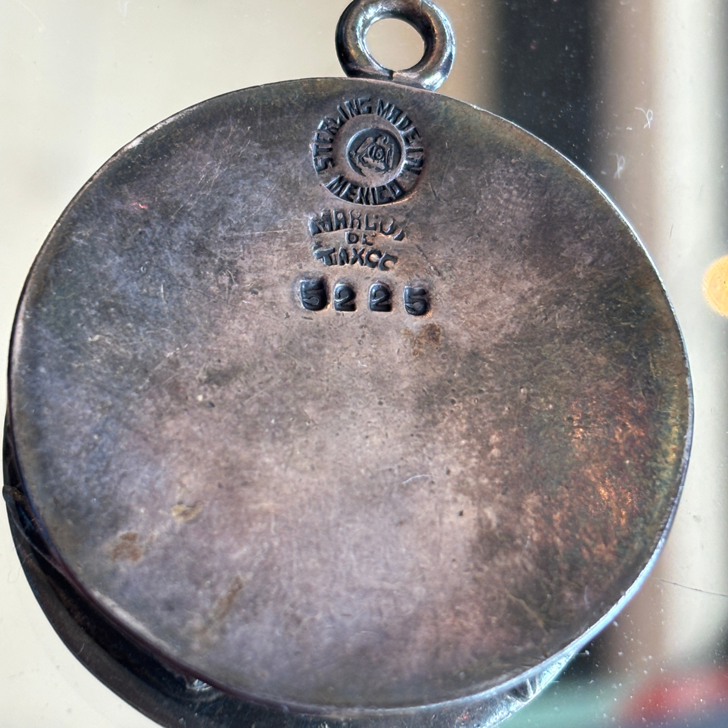 Margot de Taxco Mexican Sterling Silver Virgo Zodiac Pendant