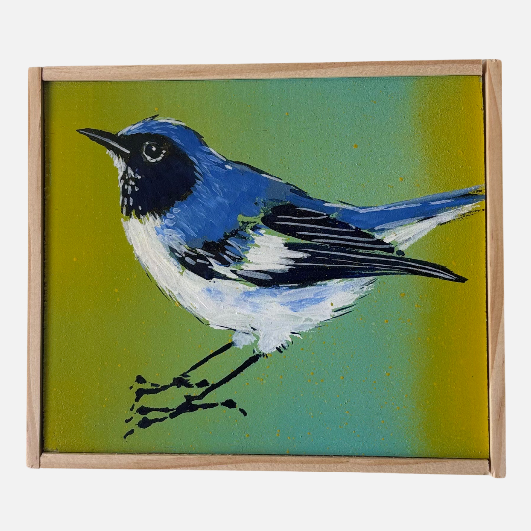 Mike Kasun 91 "Black and Blue Warbler"