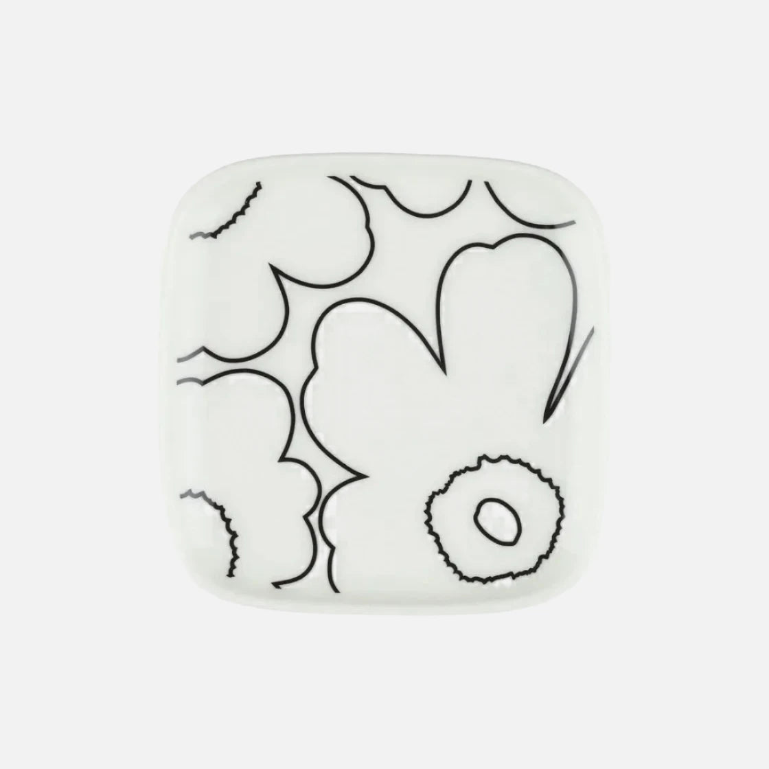 Marimekko Piirto Unikko Square Plate - SALE