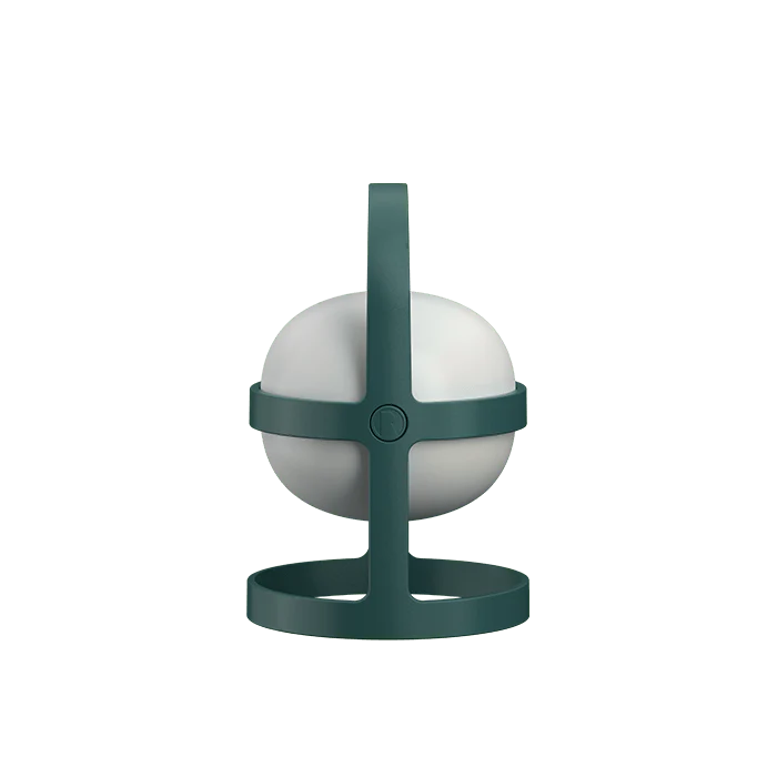 Rosendahl Soft Spot Solar Lamp in Foreset Green side view