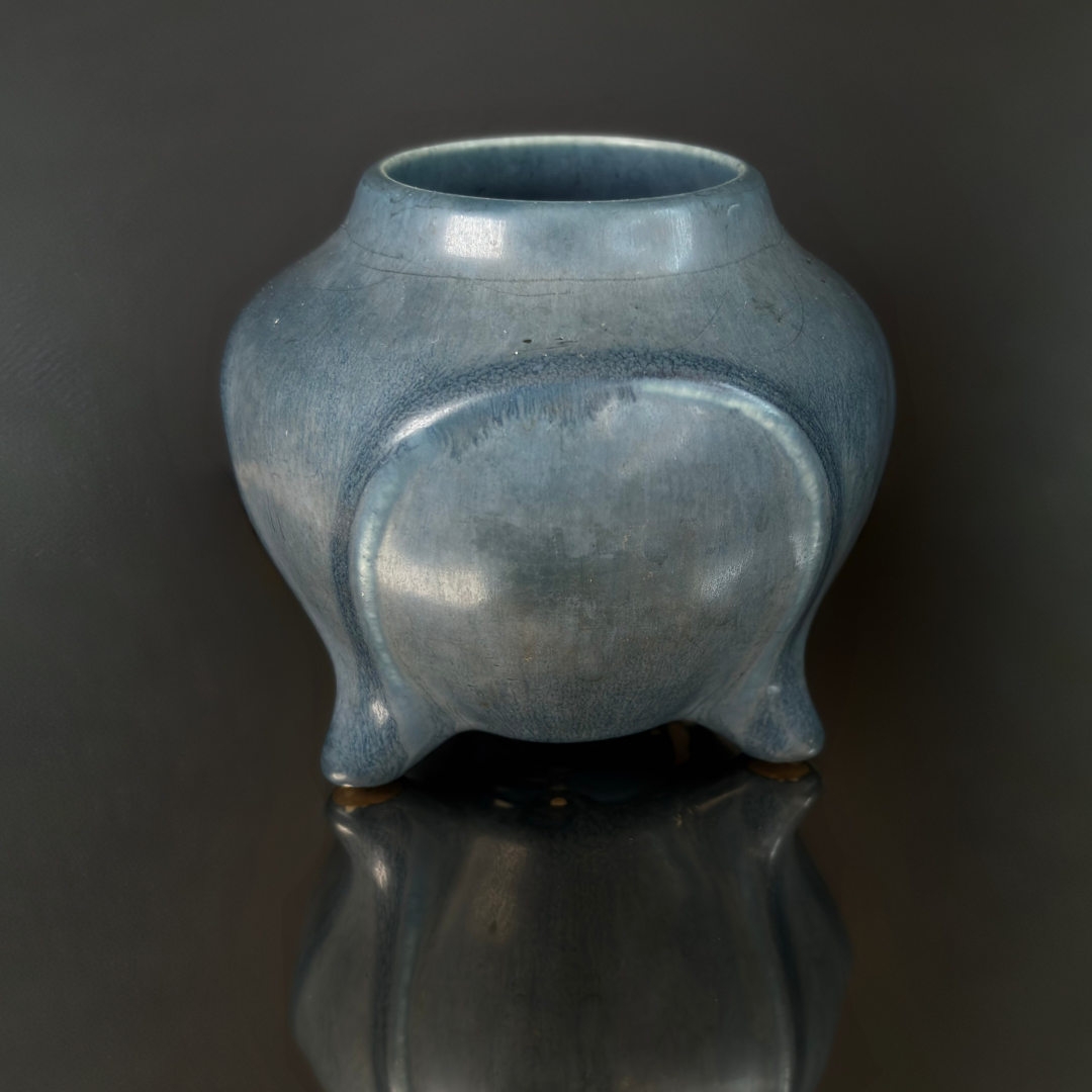 Vintage 1925 Rookwood Pottery Blue Vase