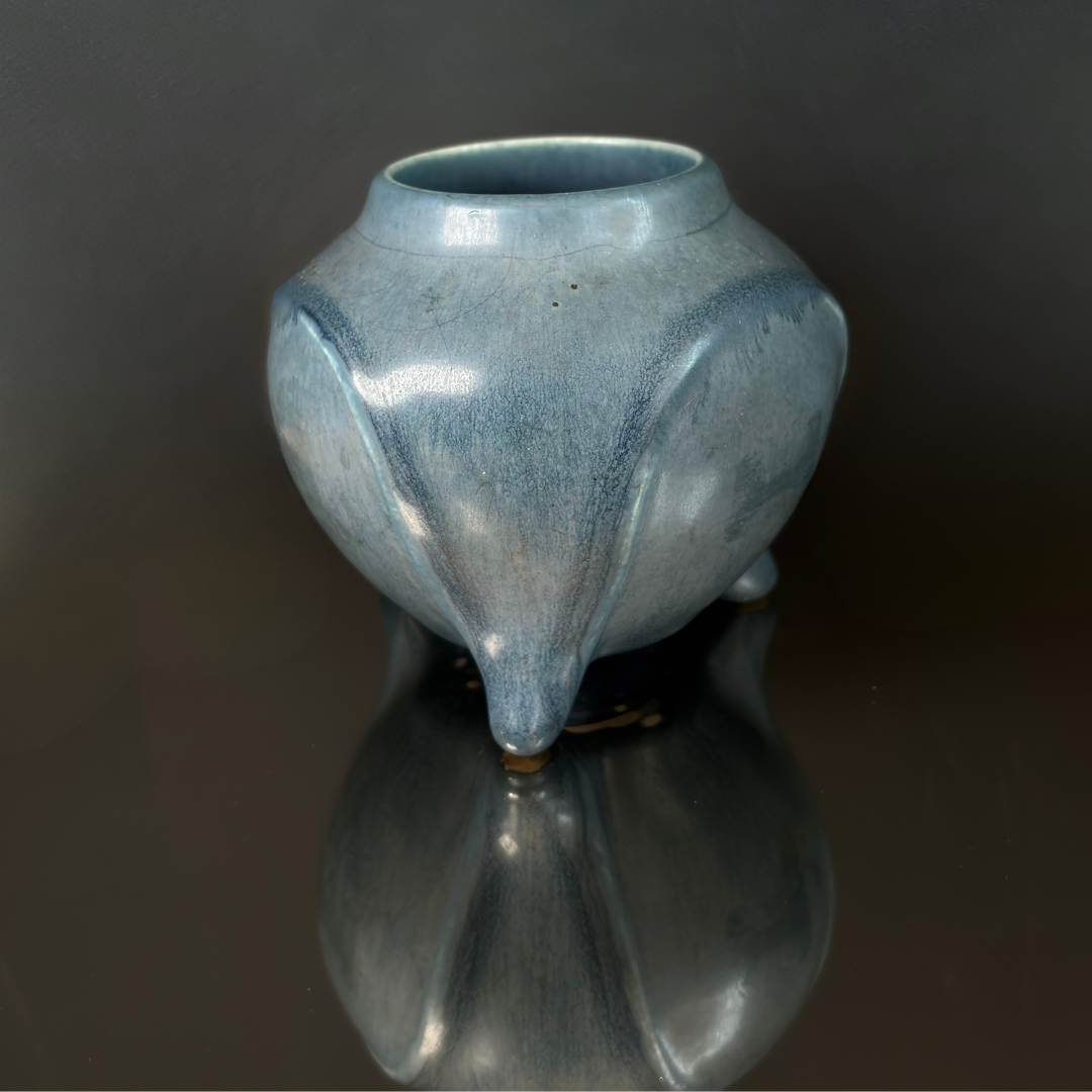 Vintage 1925 Rookwood Pottery Blue Vase