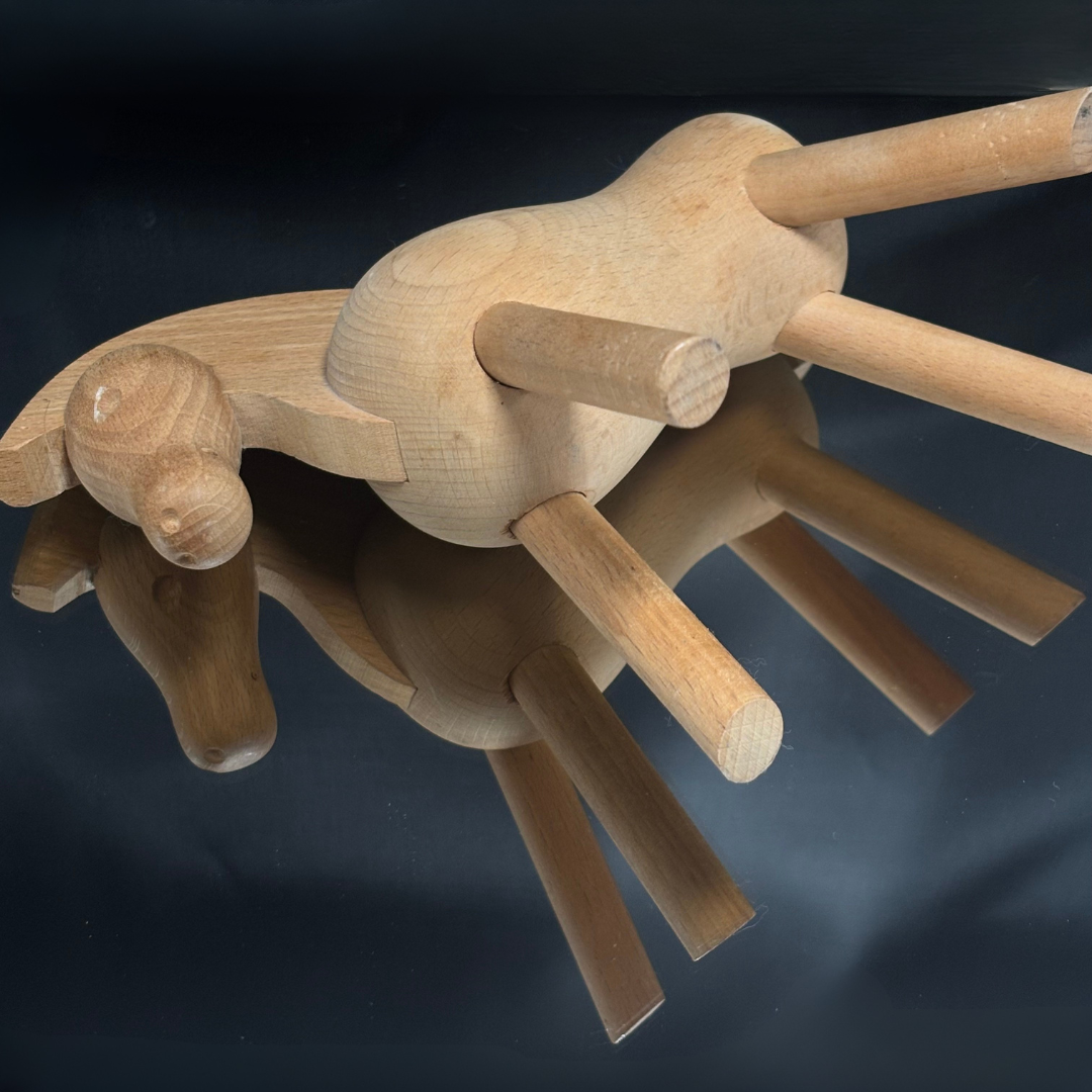 Vintage Kay Bojesen Denmark Wooden Horse