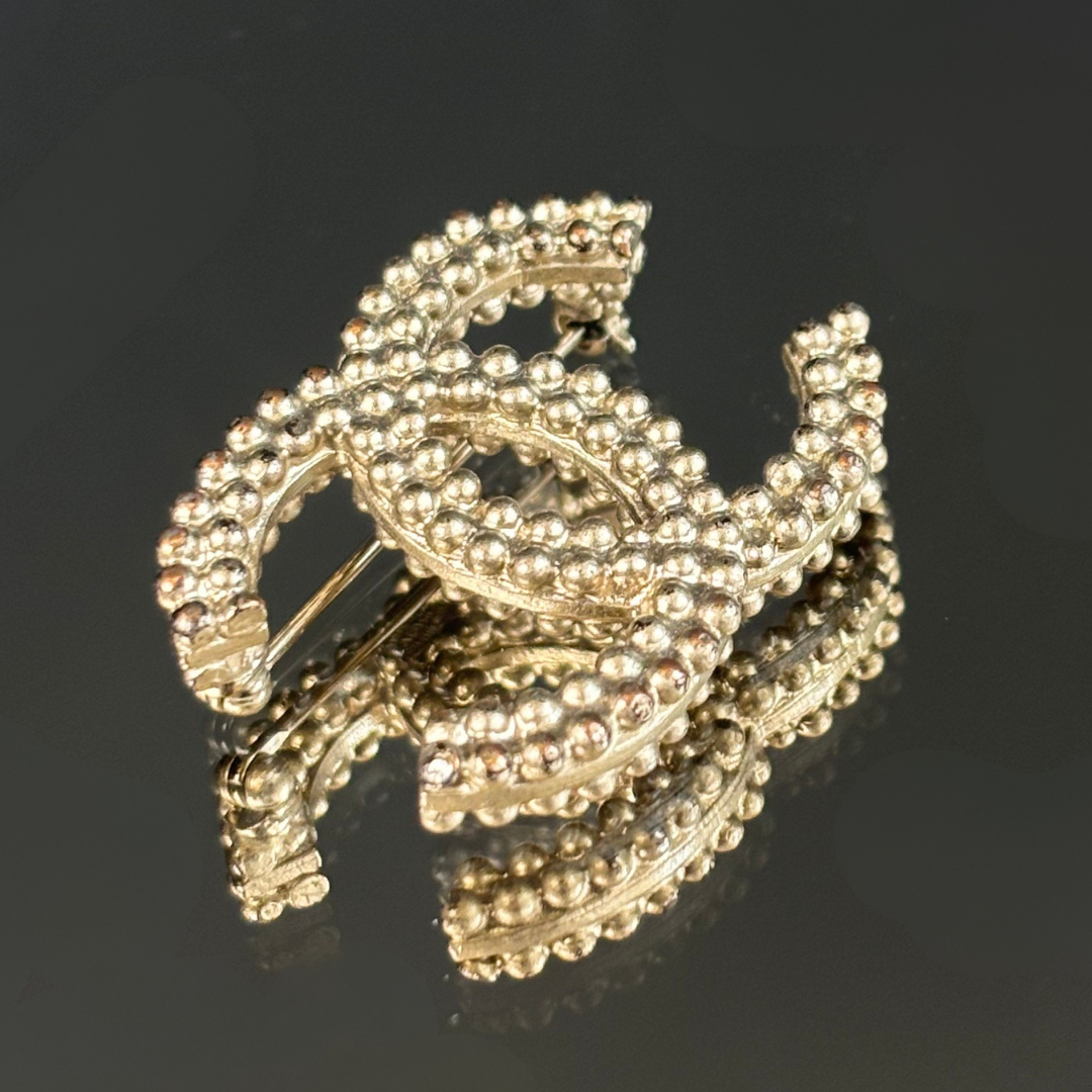 Vintage Chanel Monogram Brooch