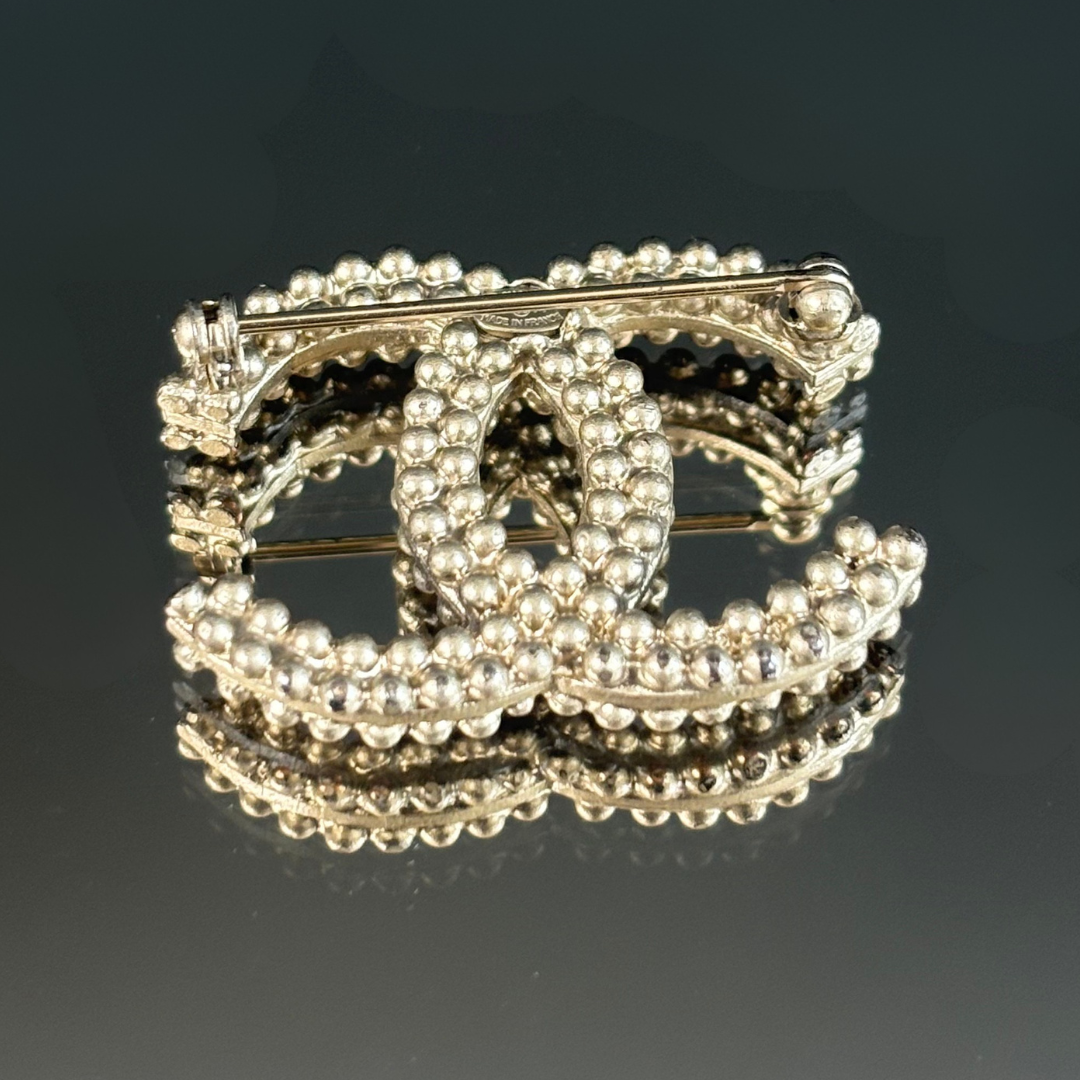 Vintage Chanel Monogram Brooch