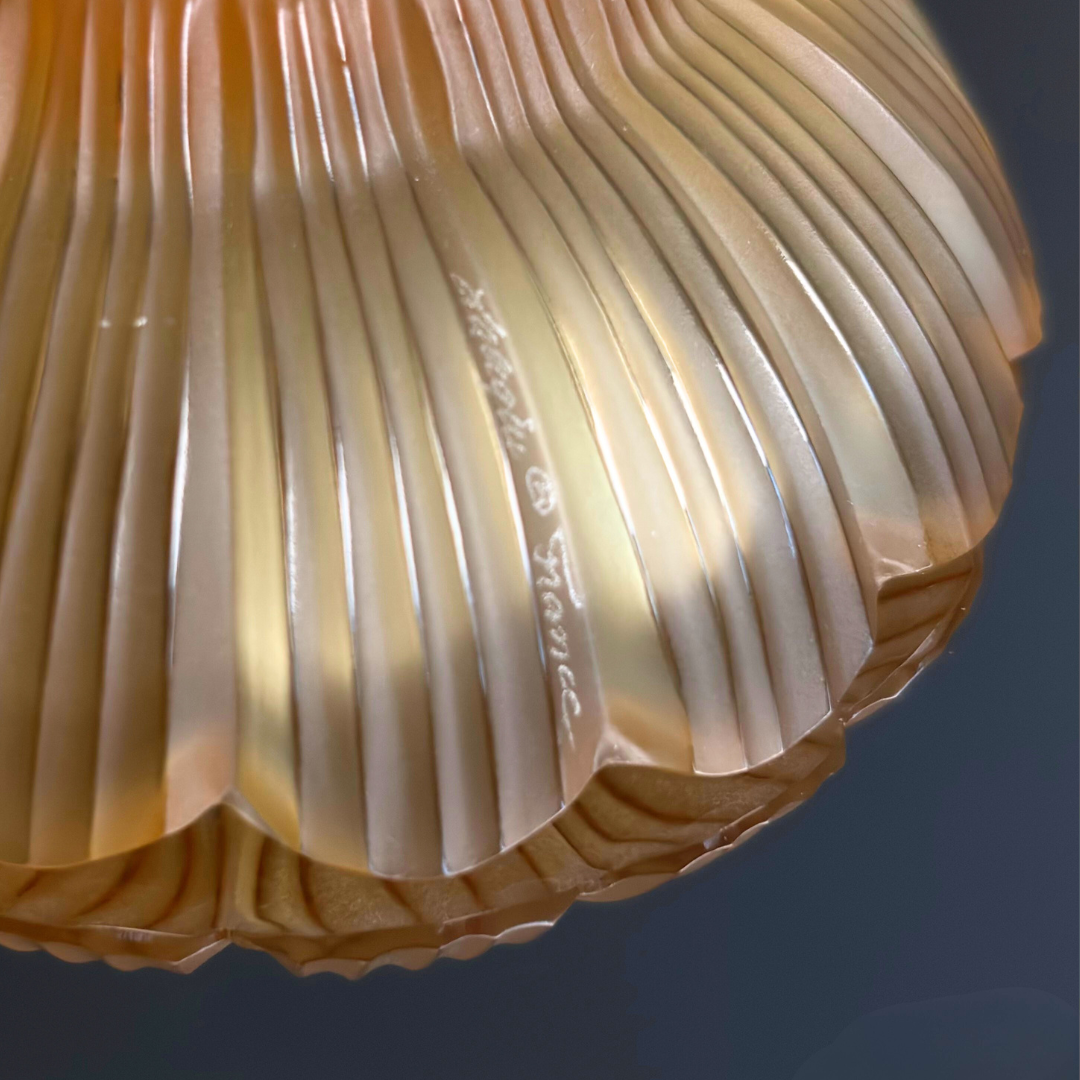 Lalique Crystal Daisy Trinket Dish