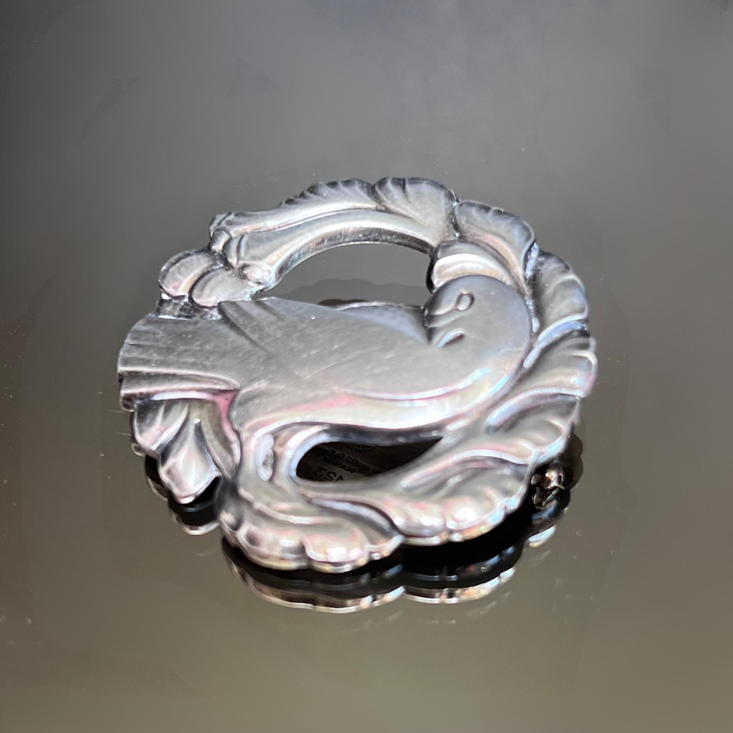 Vintage Georg Jensen Dove Brooch #123