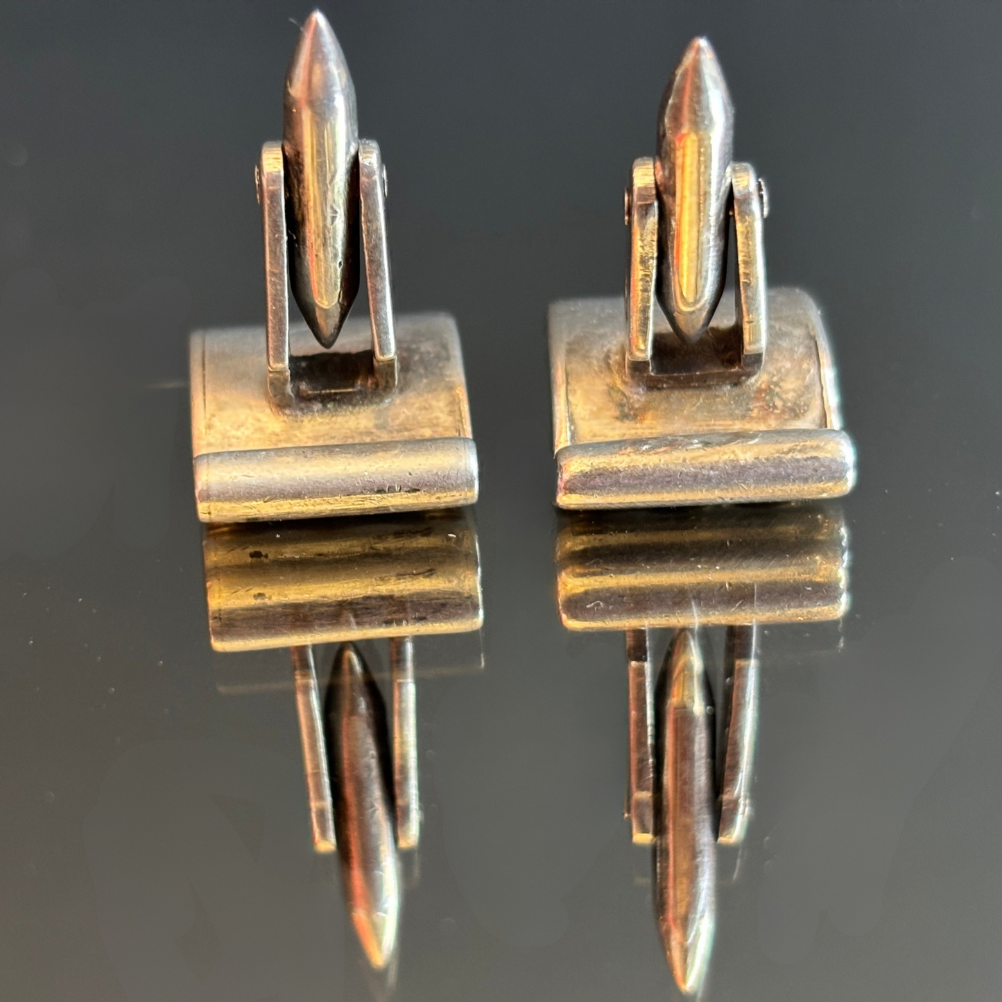 Vintage Hector Aguilar Taxco Sterling Silver Cufflinks