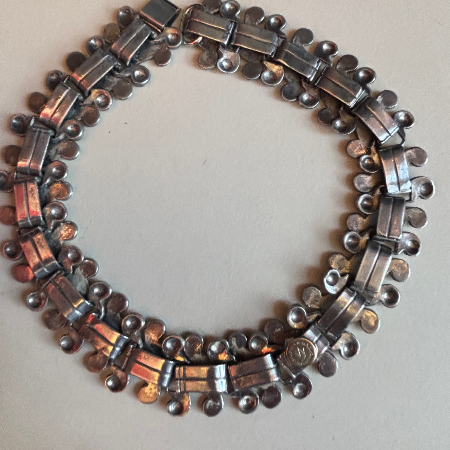 Vintage William Spratling for Silson Silverplate Link Necklace