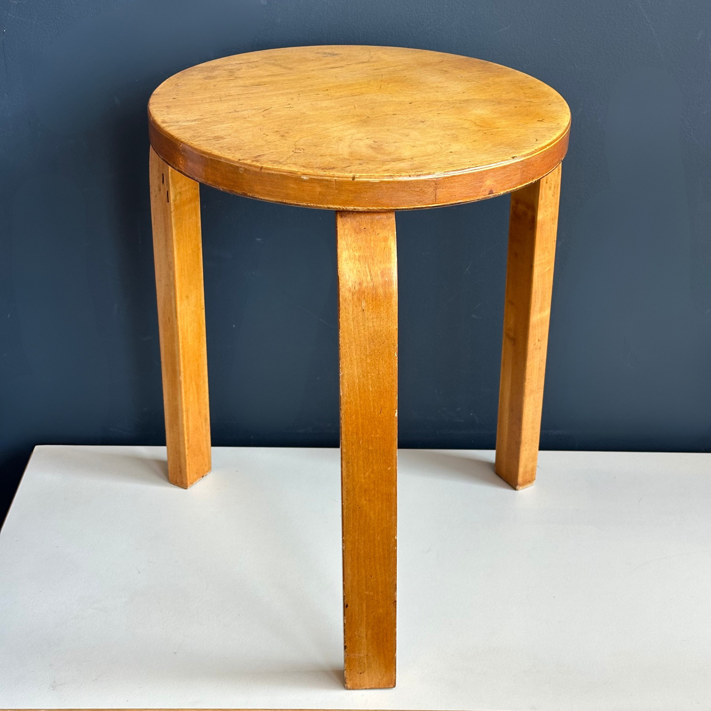Original Vintage Alvar Aalto Model 60 Stool