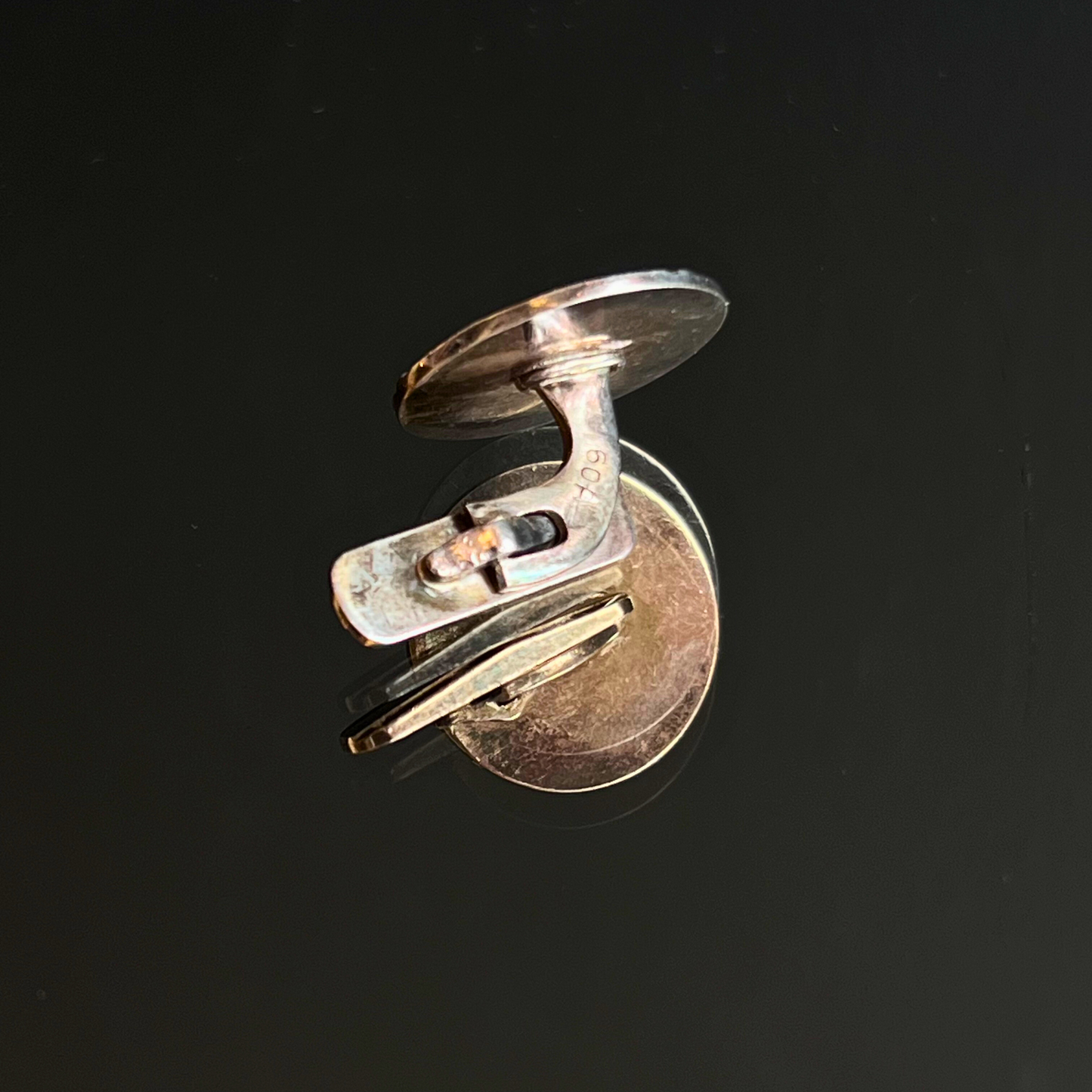 Vintage Georg Jensen Sterling Geometric Cufflinks