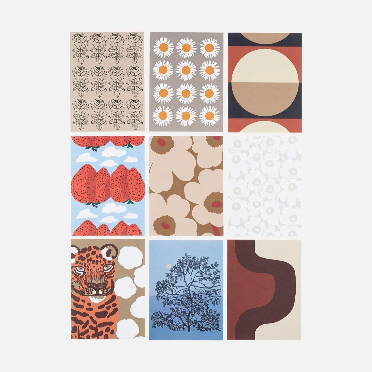 Marimekko Maija Isola Set of 10 Notecards with Envelopes
