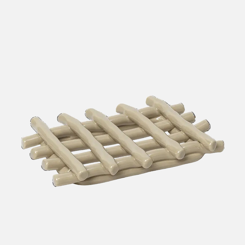 Ferm Living Ceramic Soap Tray - Cashmere