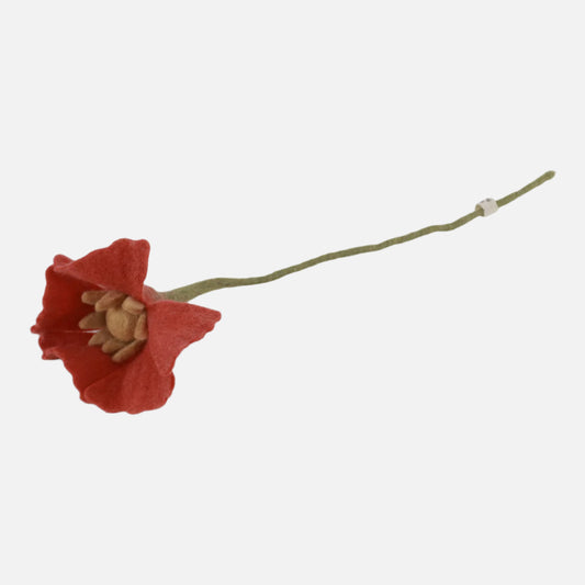 Gry & Sif Felt Poppy Flower
