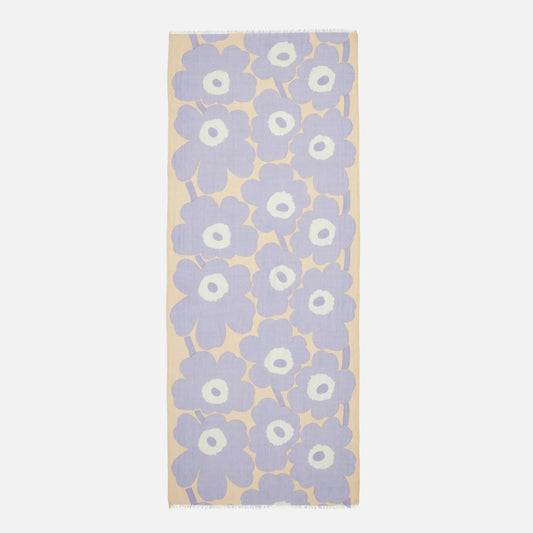Marimekko Fiore Unikko Scarf - Lilac/White/Beige
