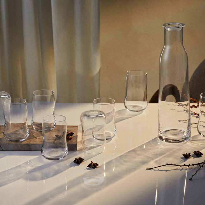 Holmegaard Future Curved Glass Tumblers Set