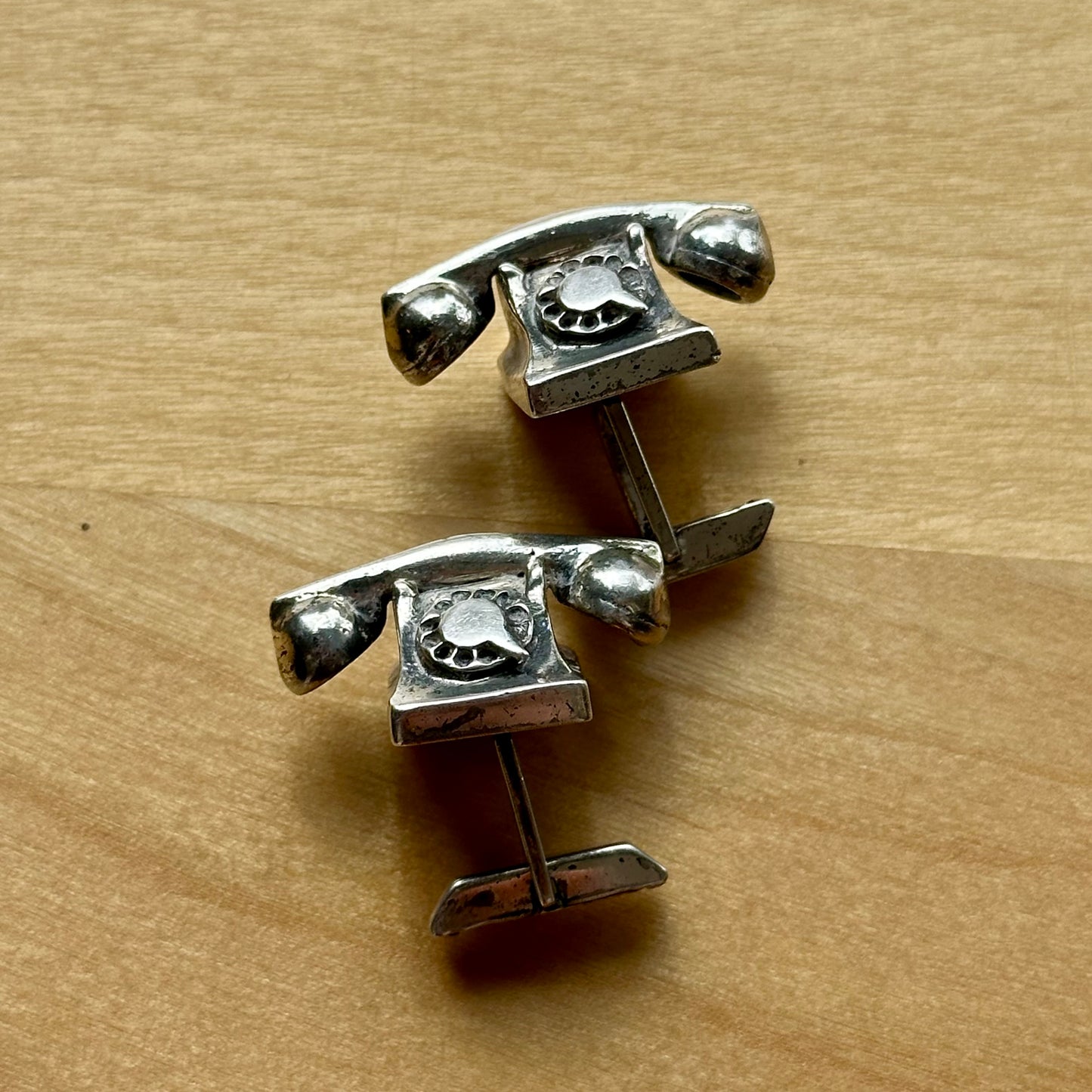 Vintage Fenwick & Sailors Telephone Cufflinks