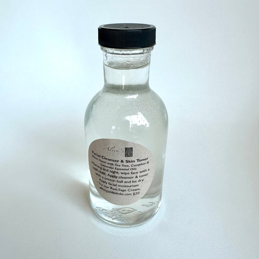 Alice's Garden Facial Cleanser and Skin Toner