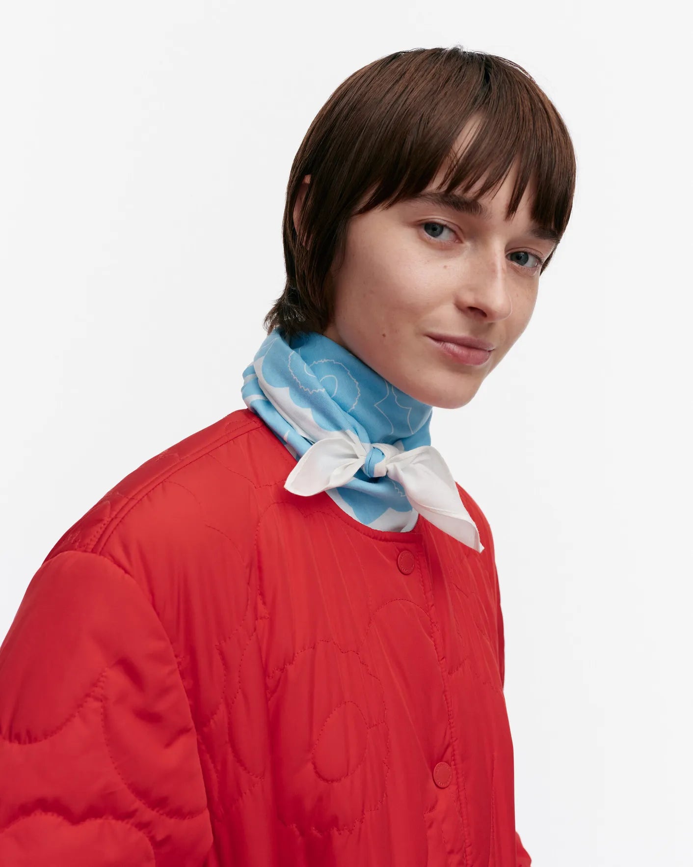 Marimekko Keskiö Piirto Unikko Scarf