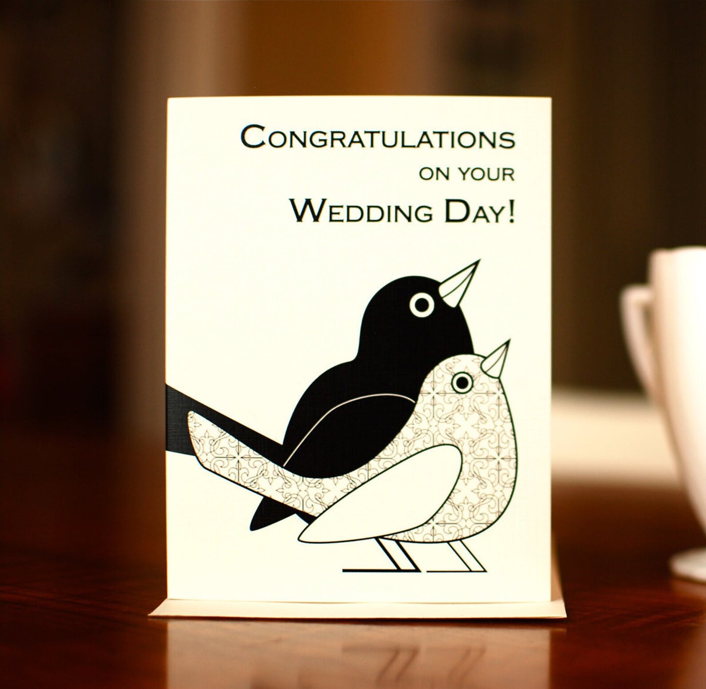 Man vs. George Designs Greeting Cards