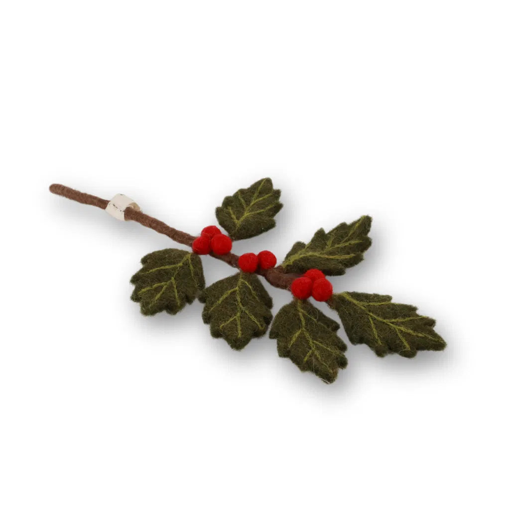 Gry & Sif Felt Mini Branch Holly