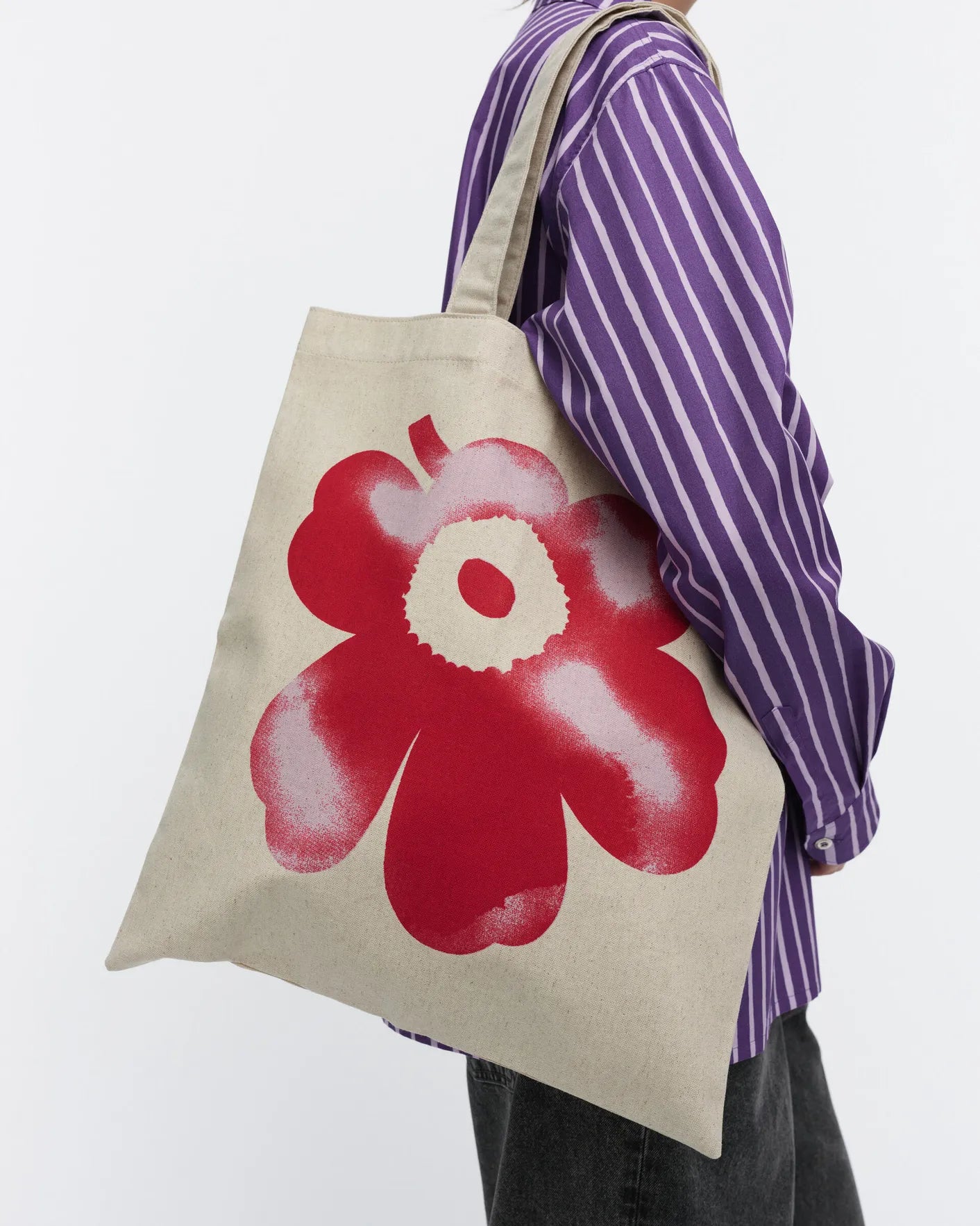 Marimekko Vankka Akvarelli Unikko Kioski Tote Bag