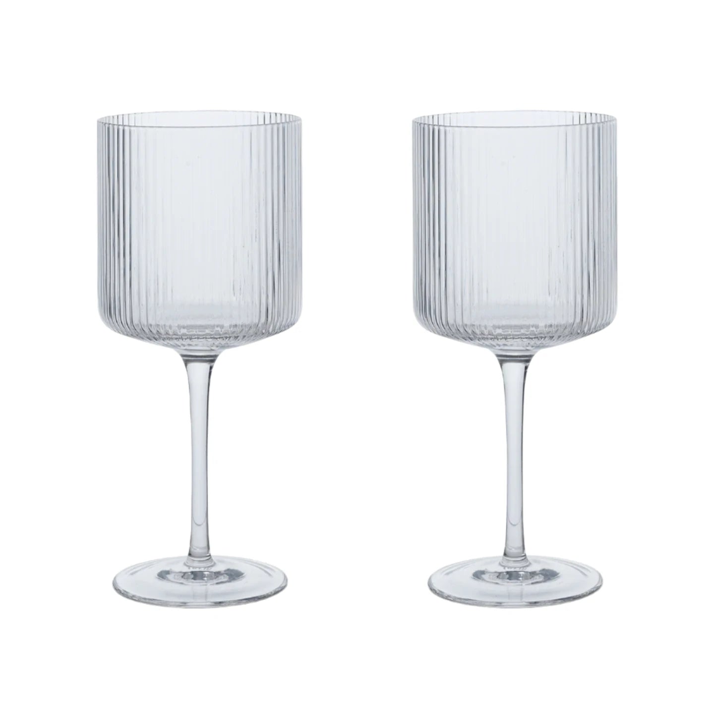 Ferm Living Ripple Red Wine Glasses
