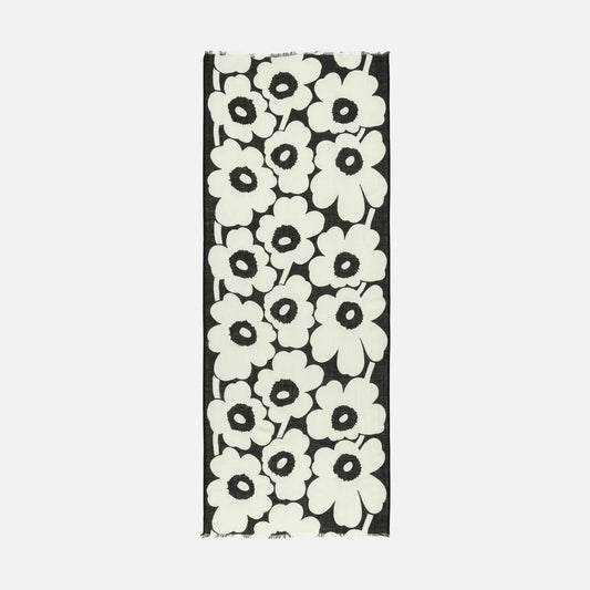 Marimekko Fiore Unikko Scarf - Off White/Black