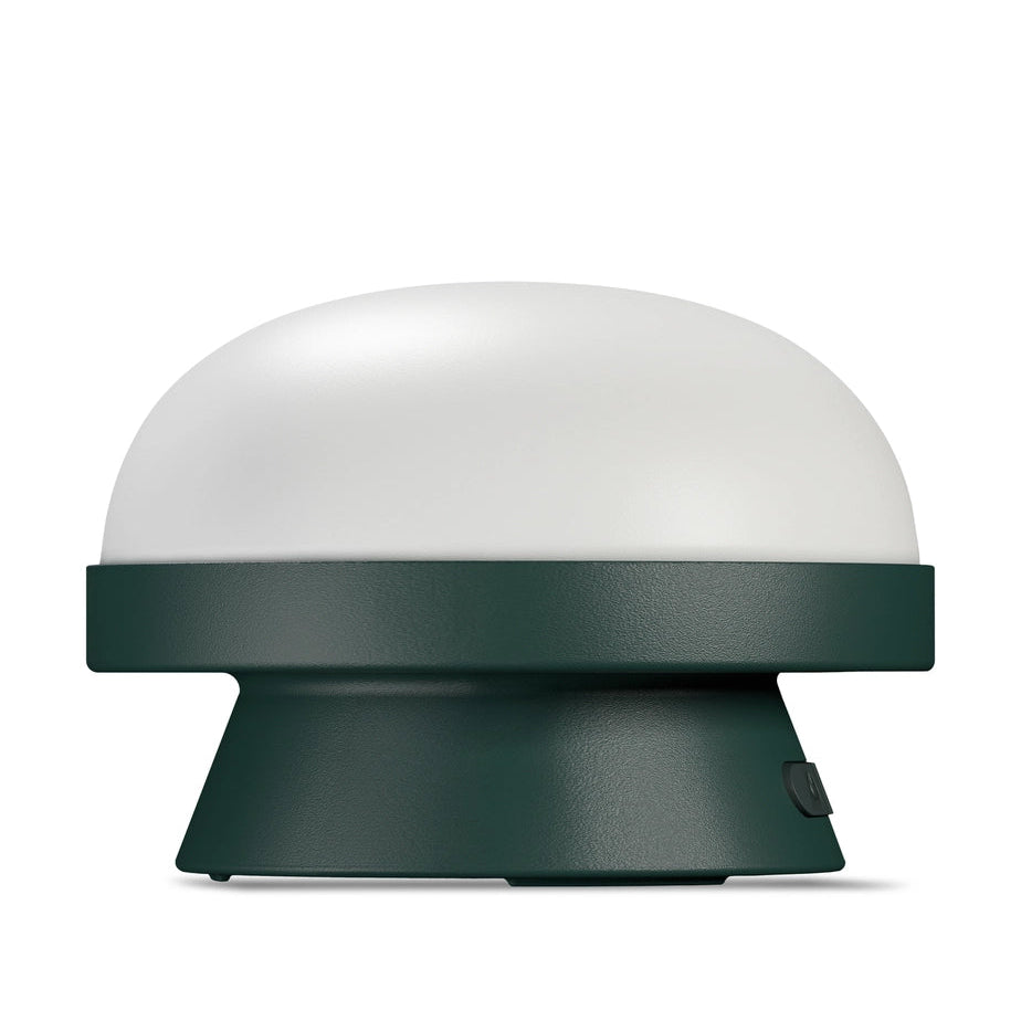 solar lamp with green base