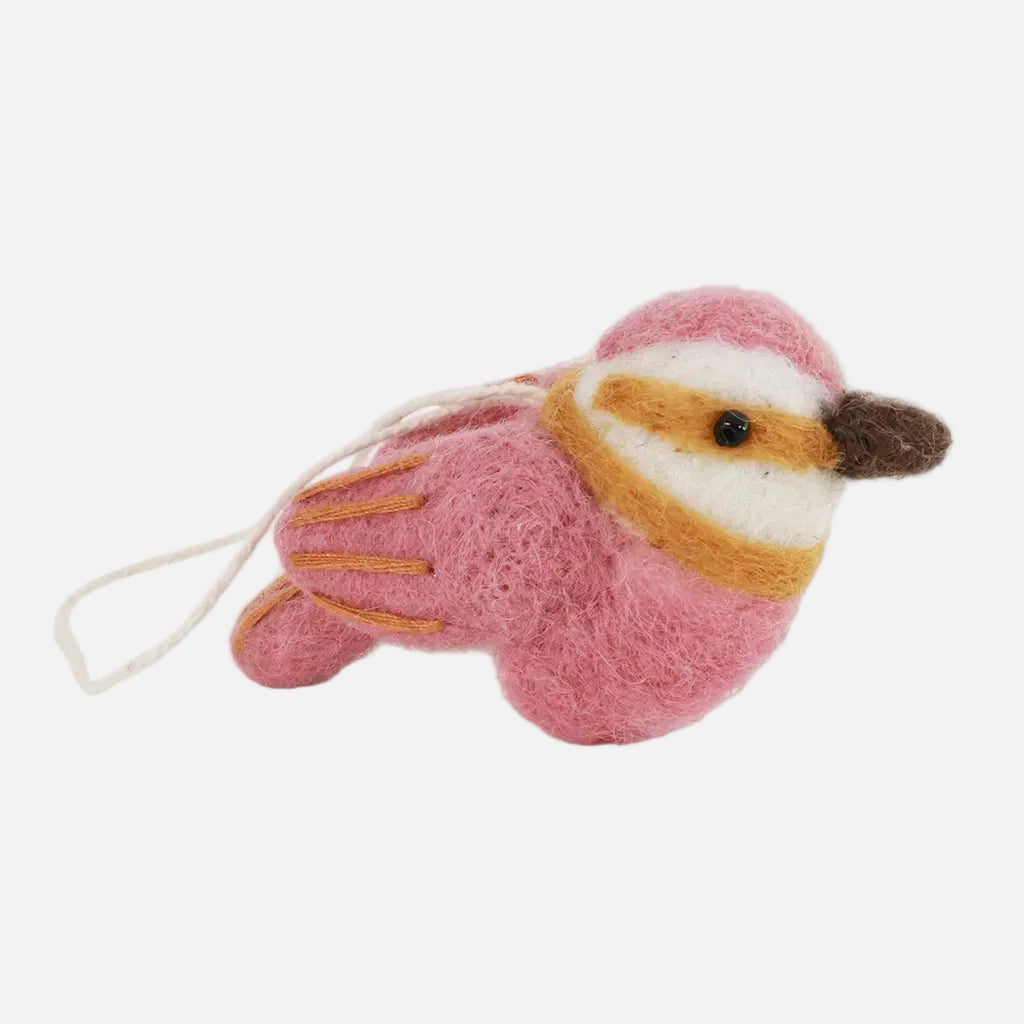 Felt Spinus Bird rose from Gry & Sif