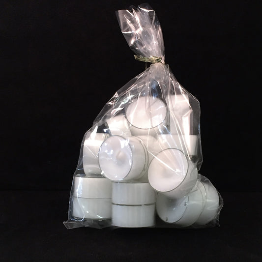 White Hygge Tea Light Candles - 18 pack