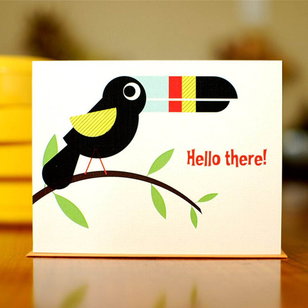 Man vs. George Designs Greeting Cards