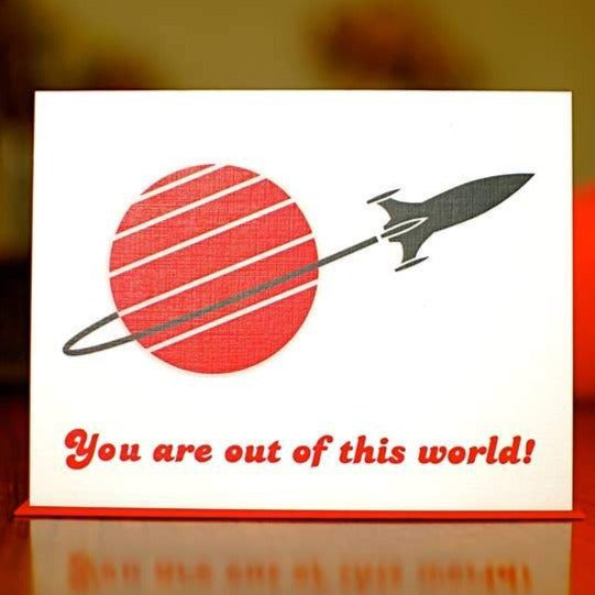 Man vs. George Designs Greeting Cards
