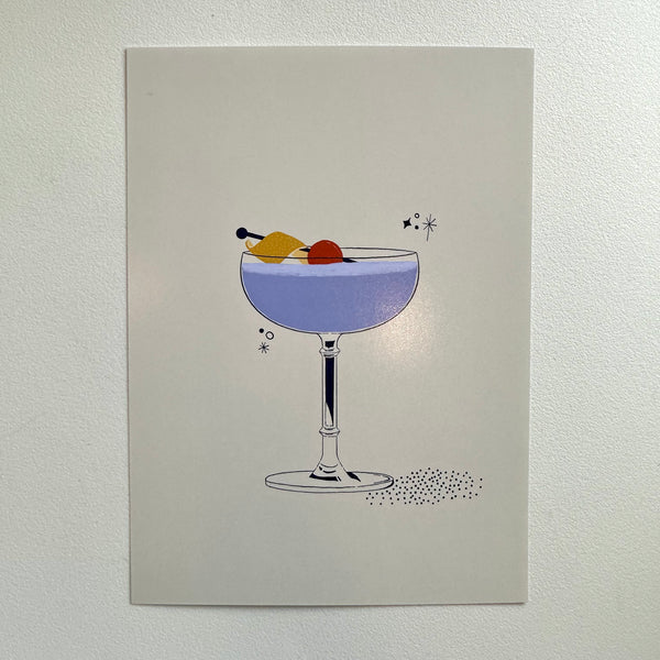 Kate Hamann Cocktail Prints, Unframed