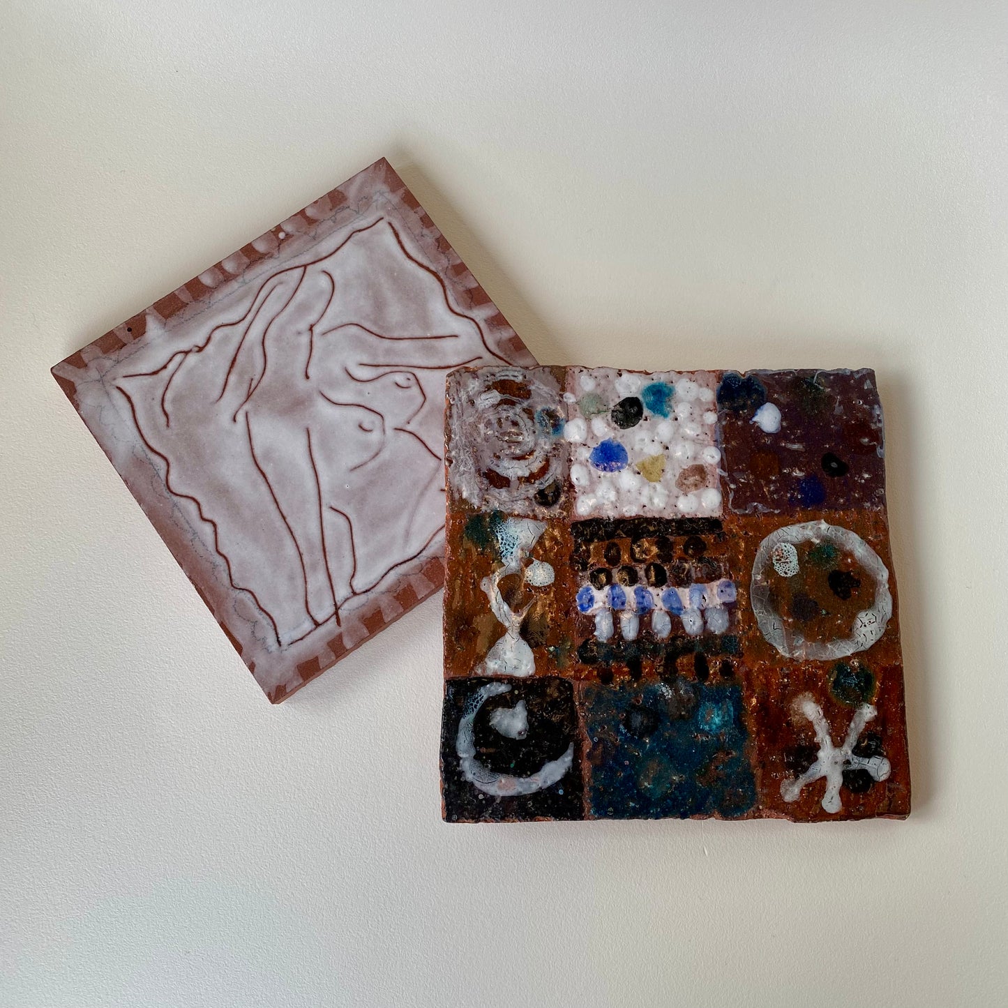 Schomer Lichtner Vintage Handpainted Tiles