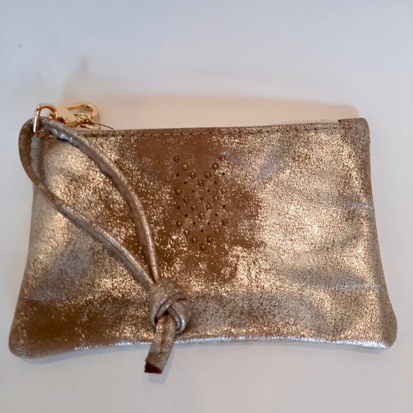 Permanent Baggage Leather Wristlet