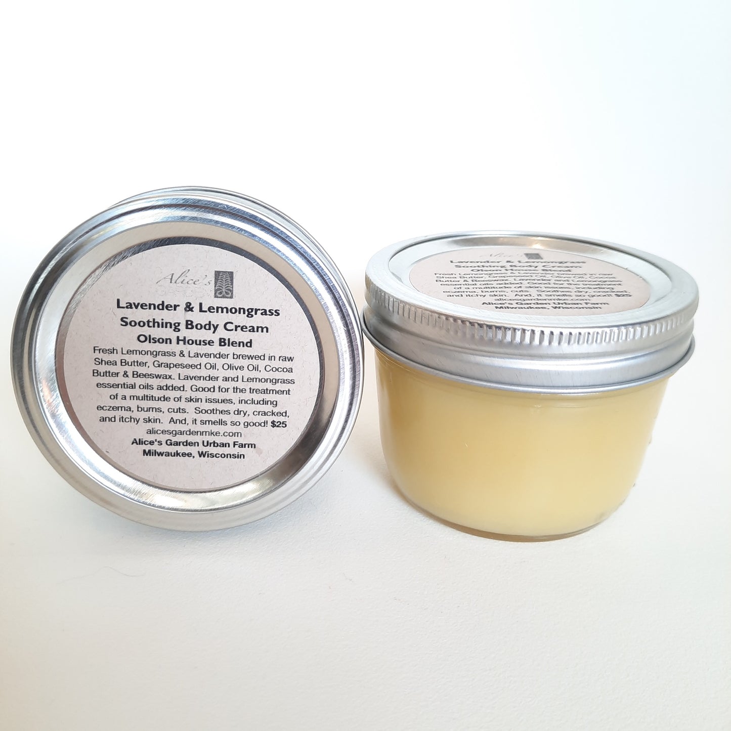Alice's Garden Lavender and Lemongrass Soothing Body Cream