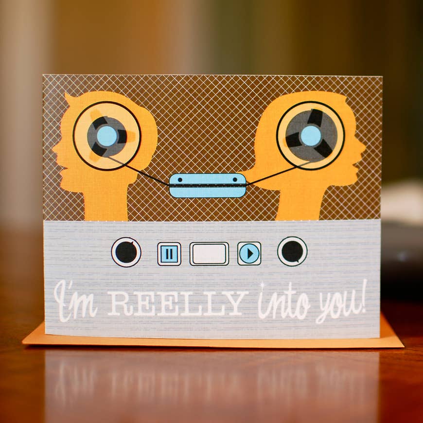 Man vs. George Designs Greeting Cards