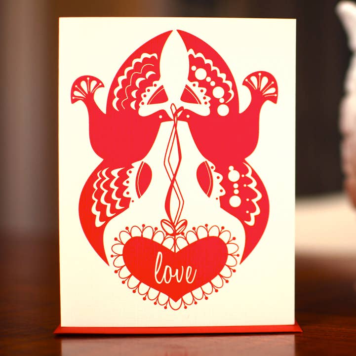Man vs. George Designs Greeting Cards