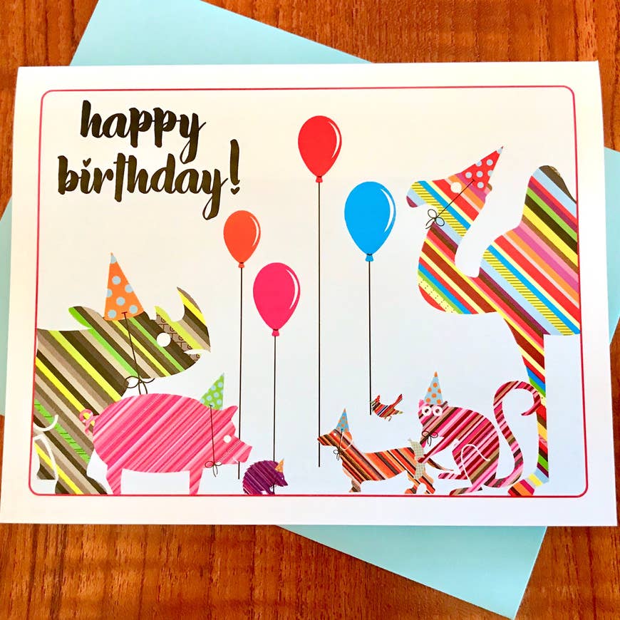 Man vs. George Designs Greeting Cards
