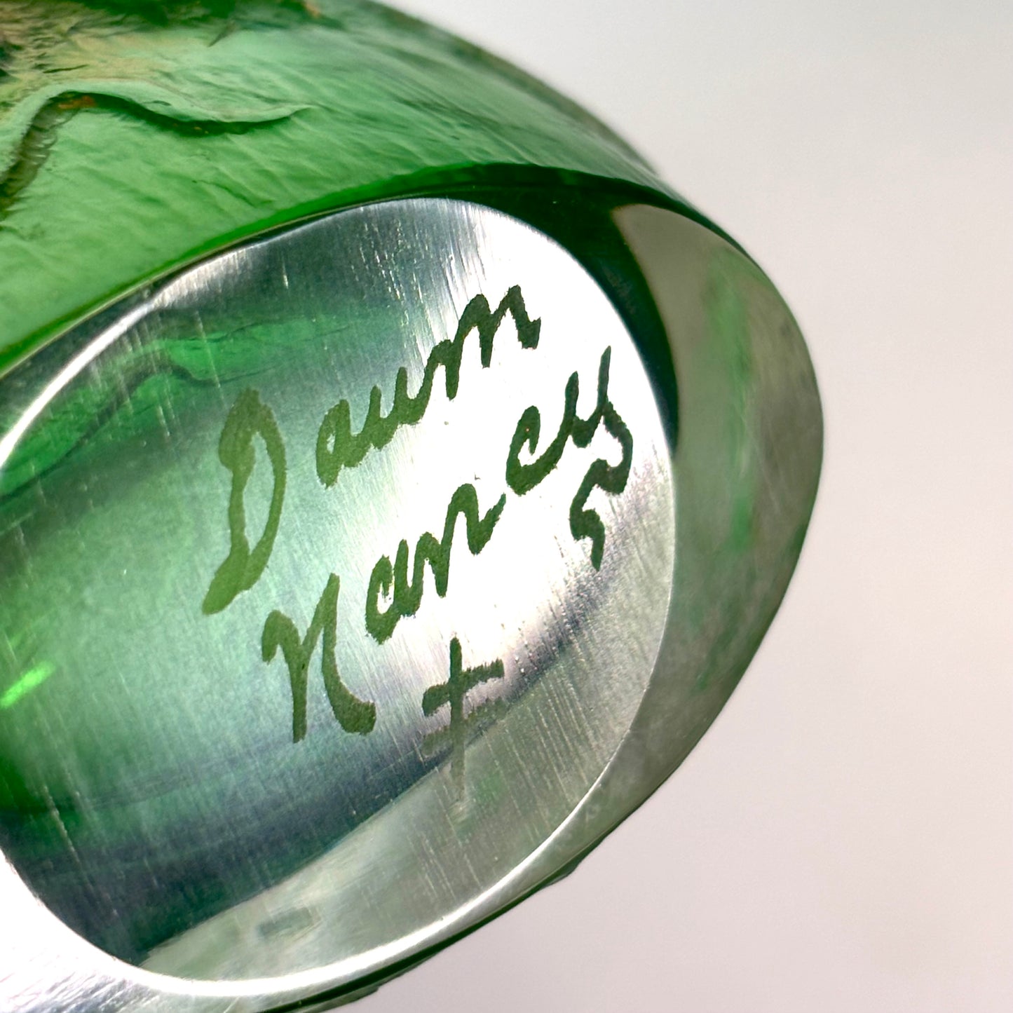 Vintage Daum Nancy Glass Flower Vase