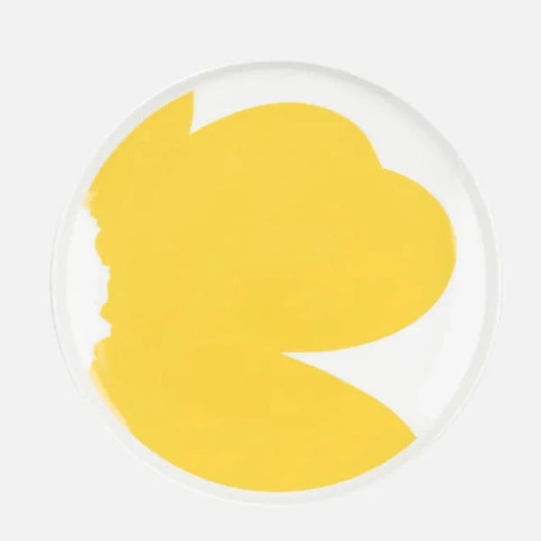 Marimekko Spring Yellow Iso Unikko Plates