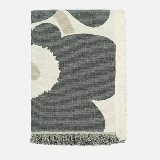Marimekko Unikko Jacquard Cotton Throw Blanket