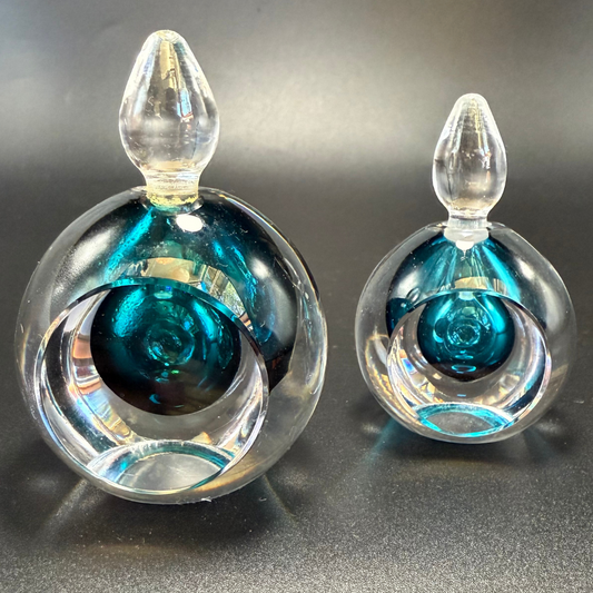 Vintage Kosta Boda Glass Perfume Bottles