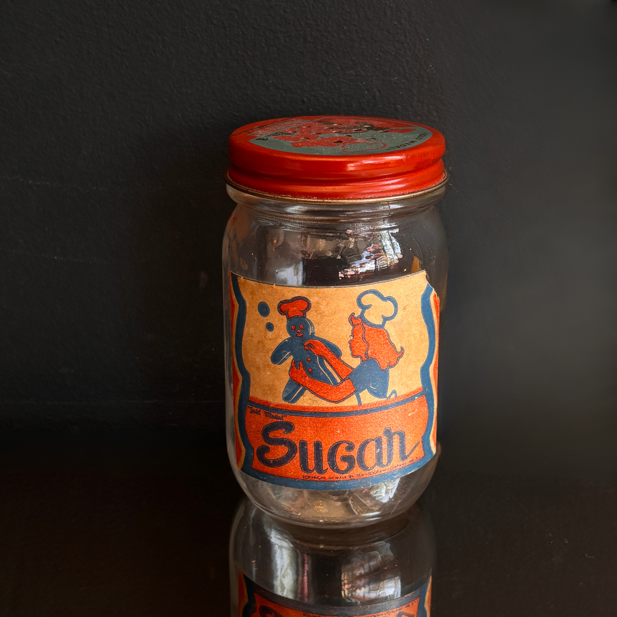 Vintage 1945 "Gold Medal" Sugar Jar