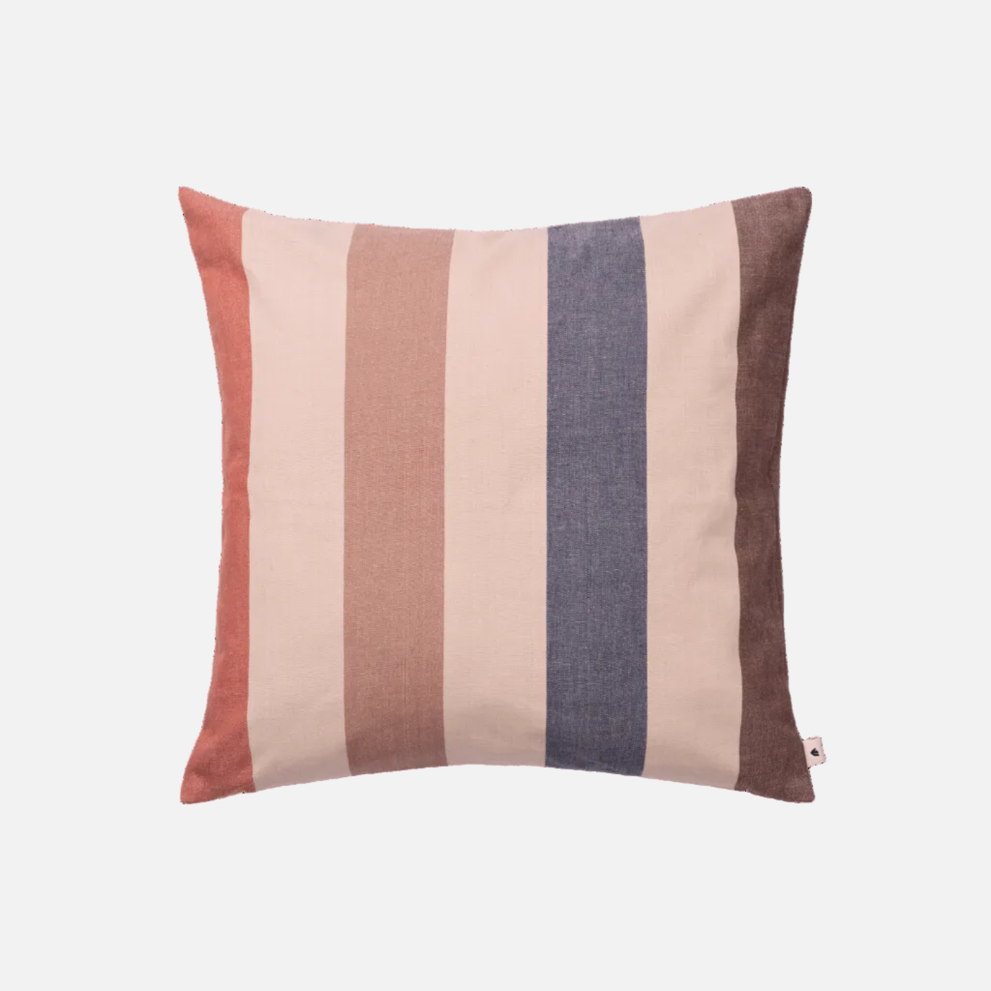 Ferm Living Strand Cushion - Cashmere/Mocha/Indigo Blue