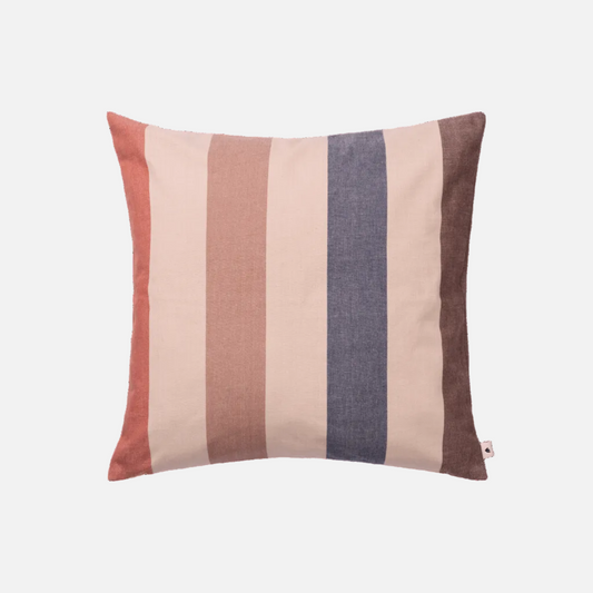 Ferm Living Strand Cushion - Cashmere/Mocha/Indigo Blue