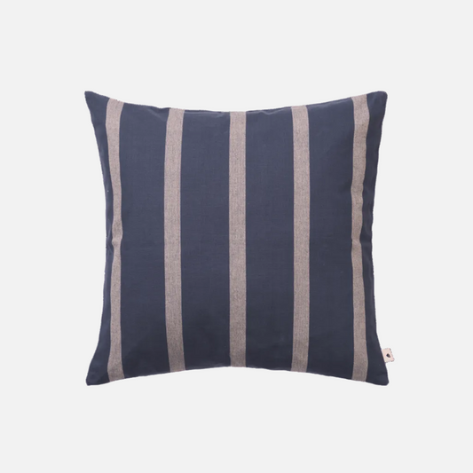 Ferm Living Strand Cushion - Indigo Blue/Parchment