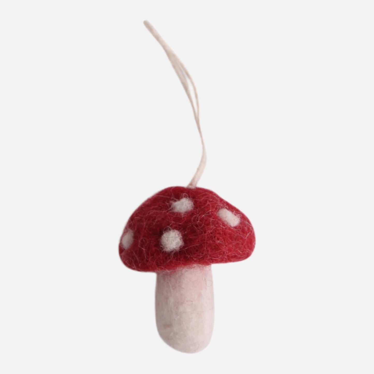 Én Gry & Sif Felt Mushroom Ornament, Set of 5