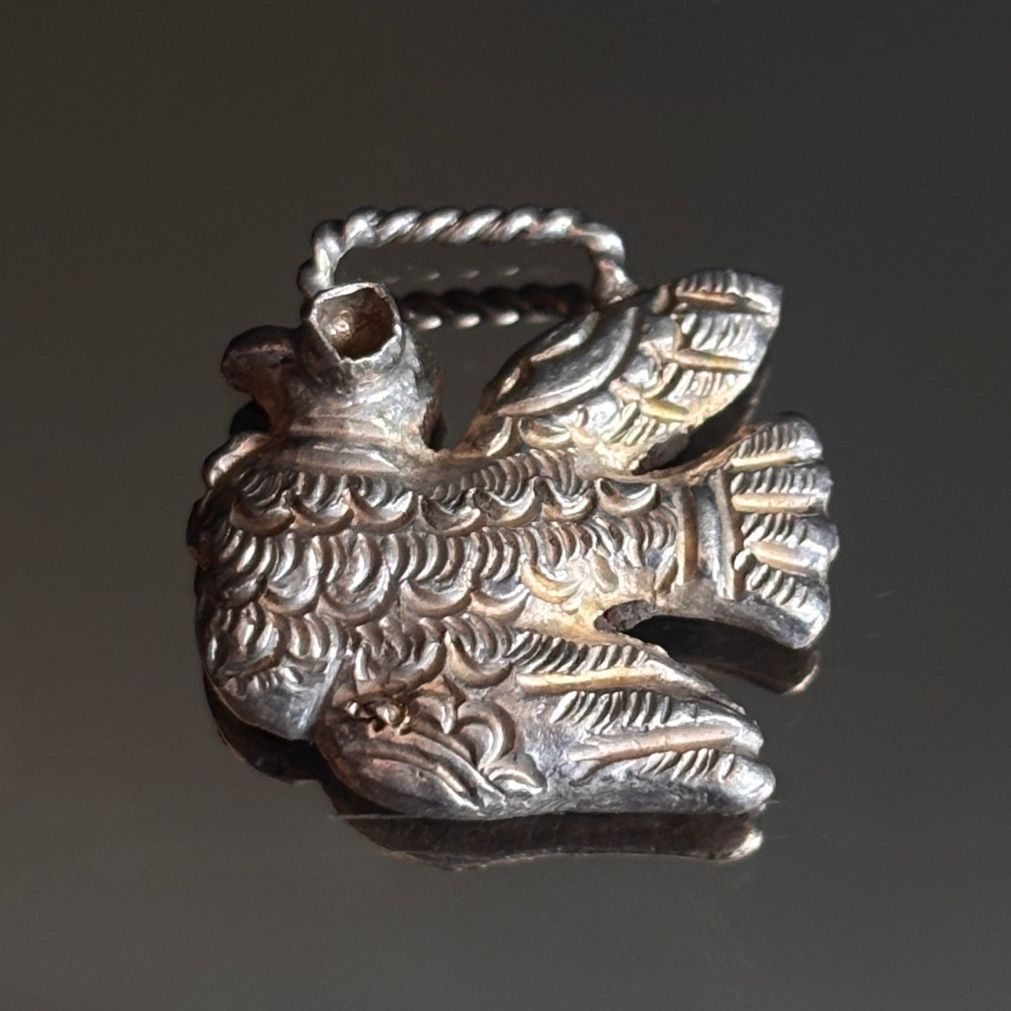Vintage MATL Matilde Poulat Mexican Silver Bird Terminal (Single)